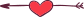 Symbol der Liebe: Herz mit Pfeil